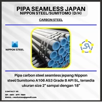 Pipa Seamless NSC Carbon Steel ASTM A53 A106  API 5L Gr B Size 2