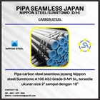 Seamless Pipe NSC Carbon Steel ASTM A53 A106 API 5L Gr B Size 3" 1