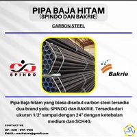 Carbon Steel medium/SCH40 SPINDO A53 Gr A WELDED size 1 - 1/2