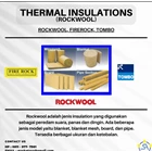 Rockwool insulation TOMBO M. G. Felt (Lembar) 1