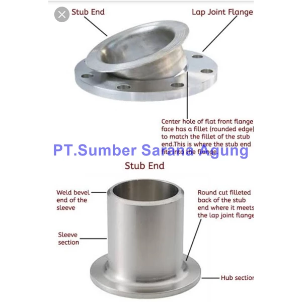 Lap join flange stainless SS 304